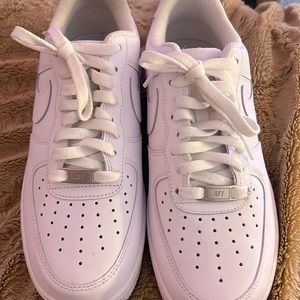 White Air Force ones